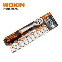 Набір головок із тріскачкою WOKIN 1/2" WK-154830 10–22 мм 12 предметів