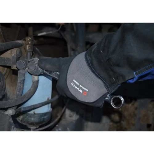  Рукавички захисні утеплені з латексним покриттям WURTH TIGERFLEX THERMO XL (пара) (0899404030)