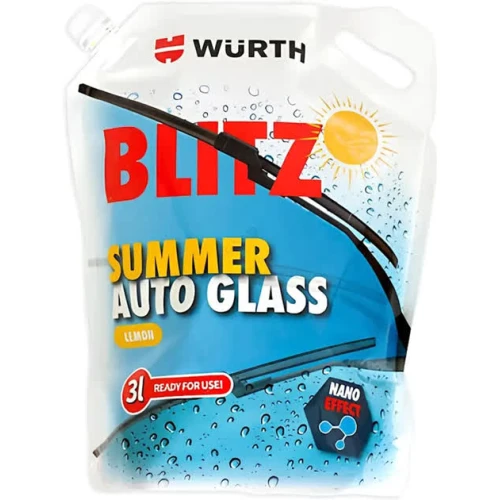 Омивач вітрового скла WURTH BLITZ-Summer (3000 мл) (5892333810)