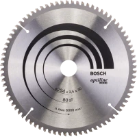 Диск пиляльний Bosch Optiline Wood 254х30 80 GCM 10 (2608640437)