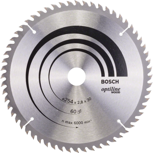 Диск пиляльний Bosch Optiline Wood 254х30 60 GCM 10 (2608640444)