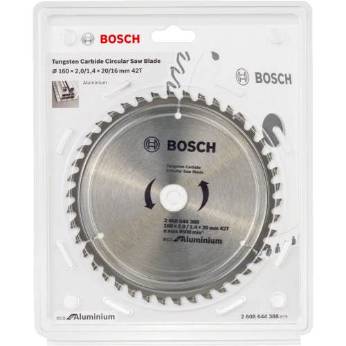 Диск пильный Bosch ECO ALU / Multi 160x20 / 16-42T (2608644388)