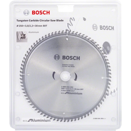Диск пильний Bosch Eco for Aluminium Multi 250x30-80T (2608644393)