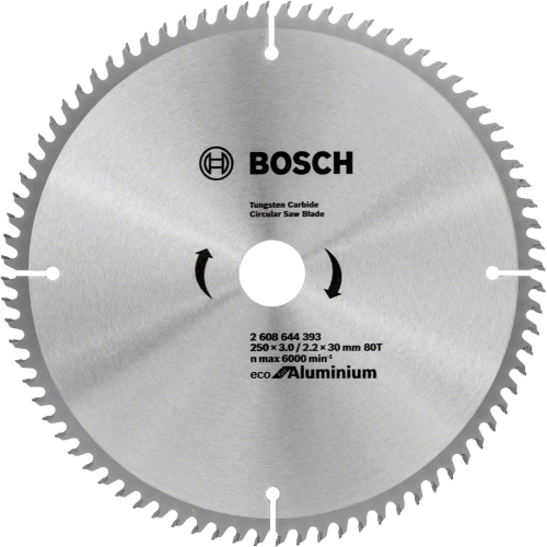 Диск пильний Bosch Eco for Aluminium Multi 250x30-80T (2608644393)
