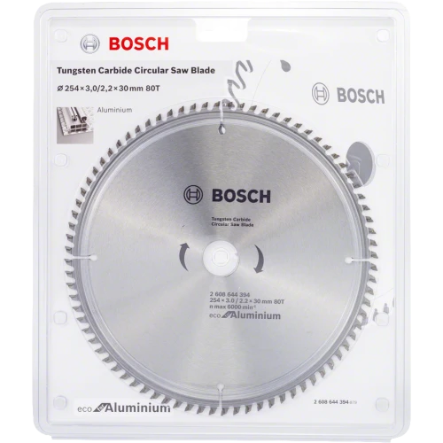 Диск пильний Bosch Eco for Aluminium Multi 254x30-80T (2608644394)