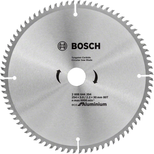Диск пильний Bosch Eco for Aluminium Multi 254x30-80T (2608644394)