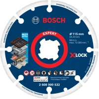 Відрізний круг Bosch EXPERT Diamond Metal Wheel X-LOCK 115 x 22,23 мм (2608900532)