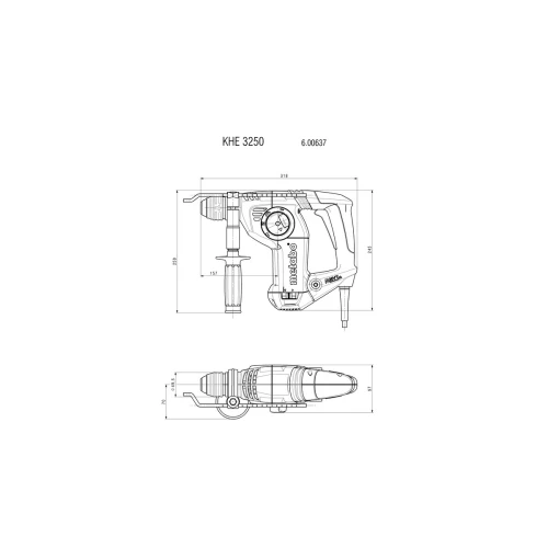 Комбінований перфоратор Metabo KHE 3250 (600637000)