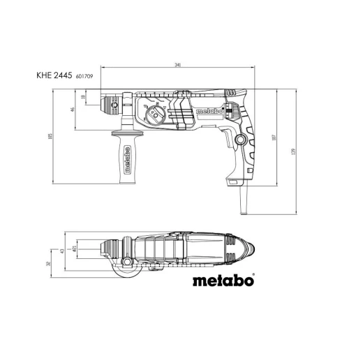 Перфоратор Metabo KHE 2445 (601709500)