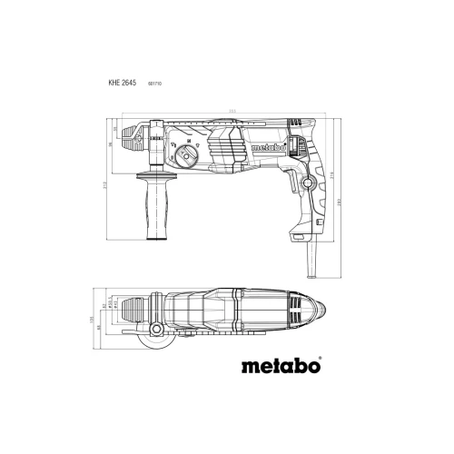 Перфоратор Metabo KHE 2645 (601710500)