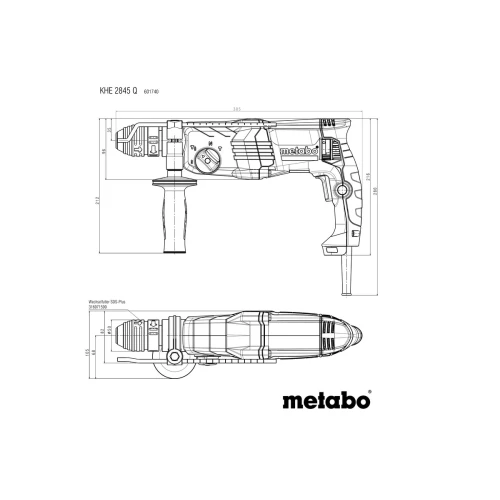 Перфоратор Metabo KHE 2845 Q зі швидкою зміною патрона (601740500)