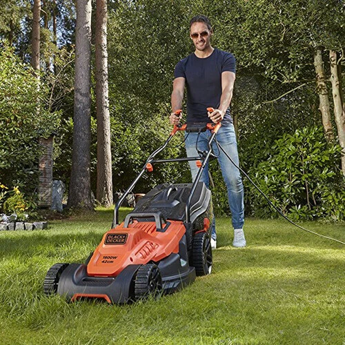 Газонокосилка электрическая BLACK+DECKER BEMW481BH