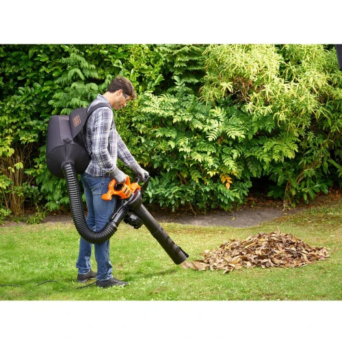 Садовий пилосос Black+Decker BEBLV290 електричний, 2,9 кВт (BEBLV290)