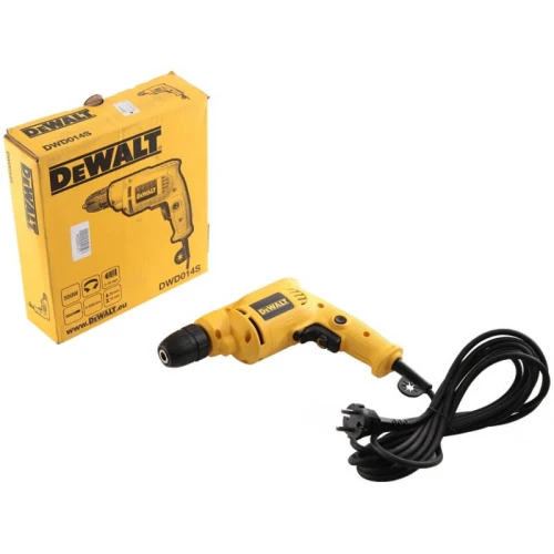 Дрель DeWALT DWD014S сетевая, 0.55 кВт (DWD014S)