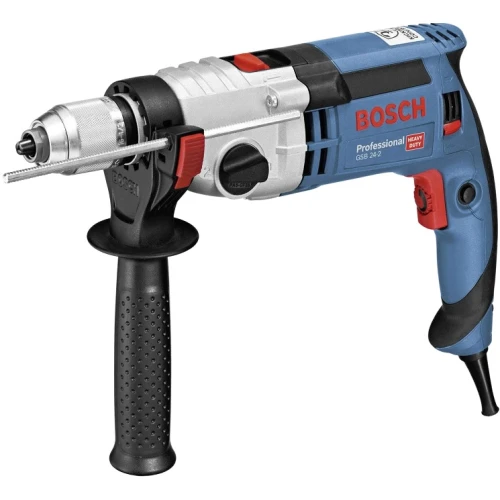 Ударная дрель Bosch GSB 24-2 Professional сетевая, БЗП, 1.1 кВт (060119C801)