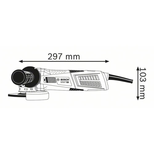 Болгарка Bosch GWX 13-125 S Professional с системой X-LOCK, 1300 Вт, 125 мм (06017B6002)