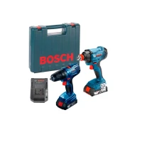 Набір акумуляторного інструменту Bosch GDX 180-LI + GSR 180-LI Professional (06019G5222)