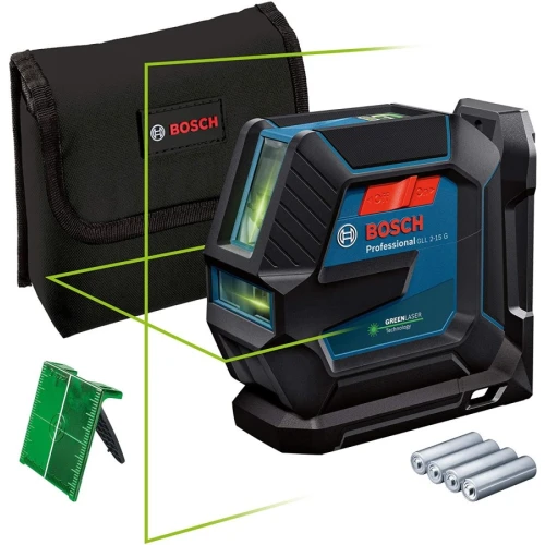 Нівелір лазерний Bosch GLL 2-15 G Professional + LB 10 (0601063W00)