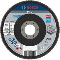 Круг шліфувальний BOSCH PRO X571 125 мм P-40 пелюстковий, метал (2608606922)
