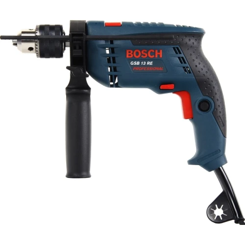 Ударная дрель Bosch GSB 13 RE сетевая, 0.6 кВт (0601217102)