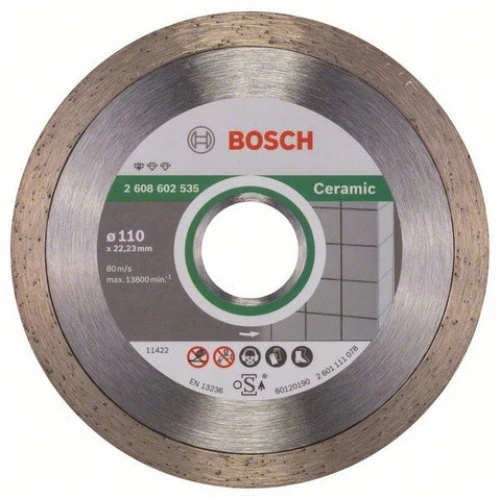 Круг алмазний BOSCH Standard for Ceramic 230*25,4*5*1,9мм (2608602538)