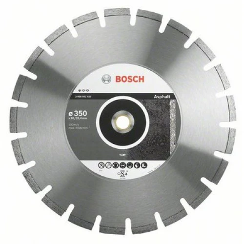 Круг алмазний BOSCH Standard for Asphalt 400*20/25,4*8*3,6мм (2608602626)
