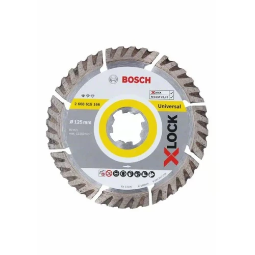 Диск алмазный Bosch Standard for Universal 125x22,23 X-Lock (2608615166)