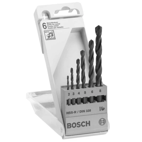 Набор сверл по металлу 6 шт. (2-8 мм) Bosch (2607018352)