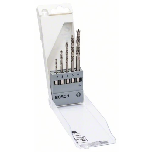 Набор сверл по дереву BOSCH 2-6мм, 6-гран, 1/4", 5шт (2608595525)