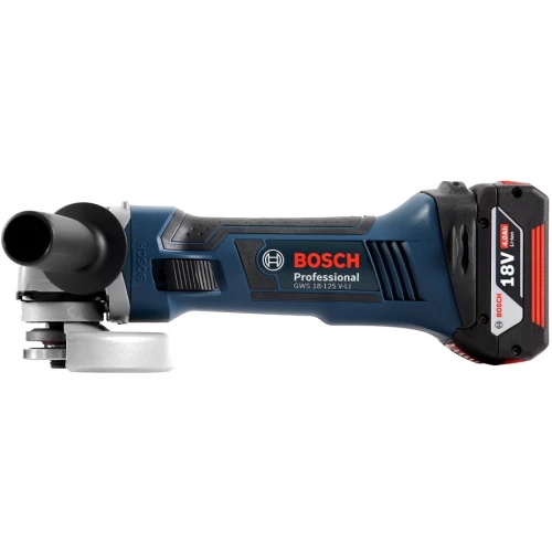Акумуляторна болгарка Bosch GWS 18-125 V-Li Professional (060193A30B)