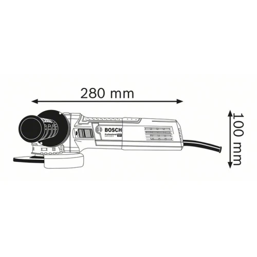 Болгарка Bosch GWX 9-125 S Professional с системой X-LOCK, 900 Вт, 125 мм (06017B2000)
