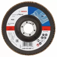 Круг шлифовальный Bosch X431 Standard for Metal, 125x22.23 мм лепестковый (2608603658)
