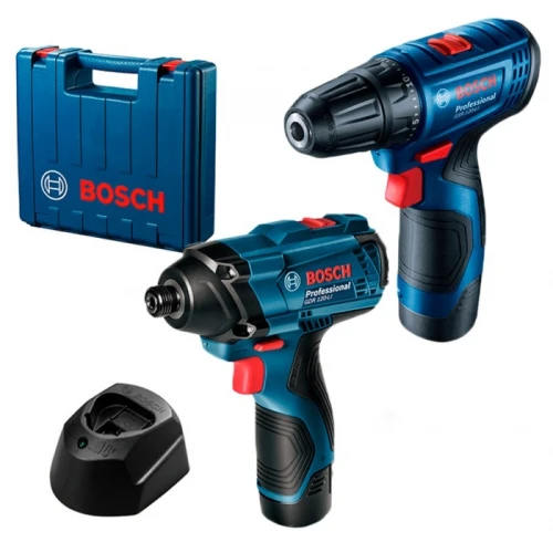 Набір шурупокрут акумуляторний Bosch GSR 120-LI, ударний гайковерт GDR 120-LI (06019G8023)