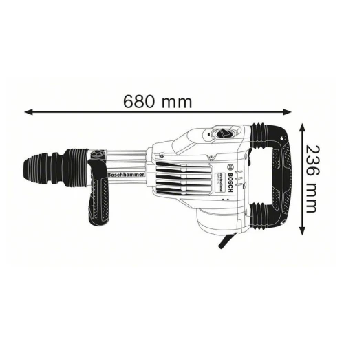 Відбійний молоток Bosch GSH 11 VC (0611336000)
