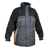 Куртка утеплена CERVA URBAN (S-XXXL) сіро-чорна