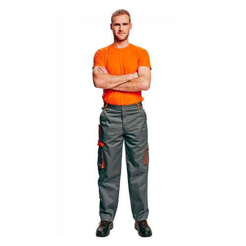 Штани робочі CERVA DESMAN сіро-помаранчеві 56р