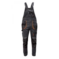 Полукомбинезон рабочий CERVA EMERTON plus черный 58р