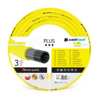 Шланг для поливу Cellfast PLUS 10-201 50 м 1/2" жовтий