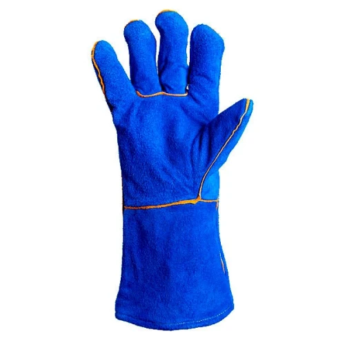 Перчатки краги сварочные DOLONI 4508 синие, с подкладкой (XL)