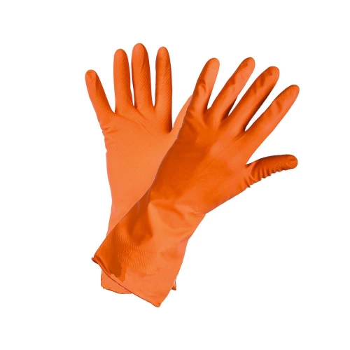 Рукавички латексні DOLONI 4546 оранжеві (L)