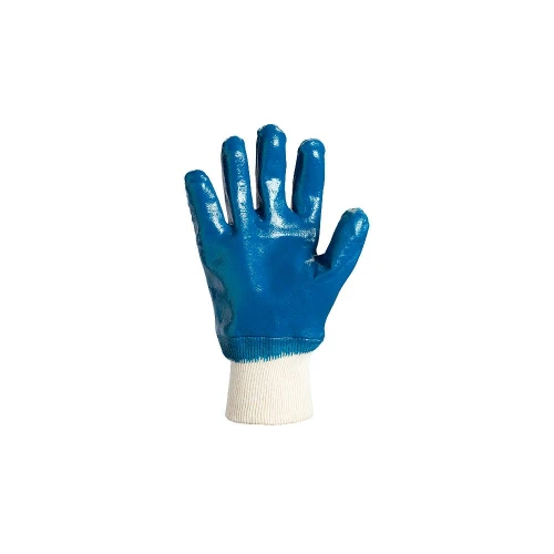 Перчатки трикотажные DOLONI 850 синие, с нитриловым покрытием (XL)