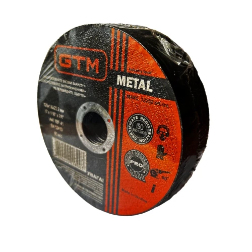 Круг отрезной GTM 125*1.6*22 сталь (GTM_125_16_22)