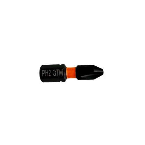 Біта ударна GTM PH2 25 мм 2 шт (SBI-H2-25B)