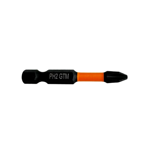 Біта ударна GTM PH2 50 мм 2 шт (SBI-H2-50B)