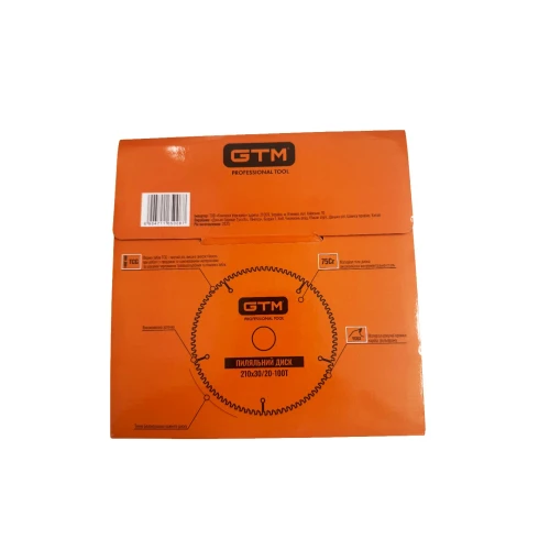 Диск пильный GTM SBL-210100 210×30/20 Z100 по ламинату (SBL-210100)