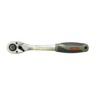 Тріскачка вигнута GTM R122501 1/2" 72 зуба 250 мм (R122501)