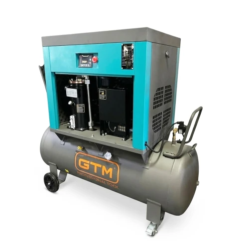 Винтовой воздушный компрессор 200 л GTM DLG7.5V/inv масляный 380В/инвертор/кожух (DLG7.5V-INV Closed case)