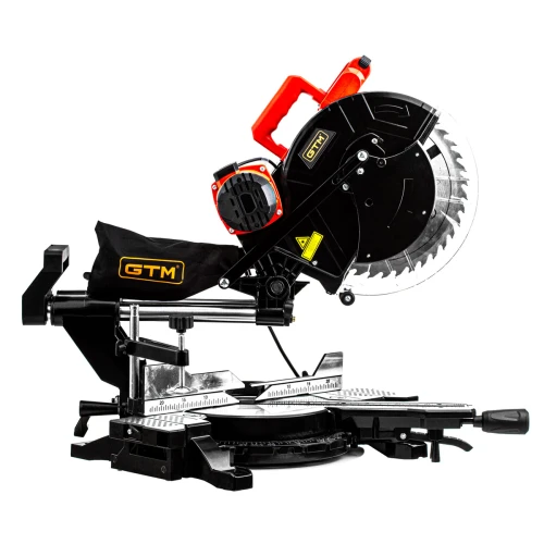 Торцювальна пила GTM HM1245 з функцією протягування та лазерним цілевказівником