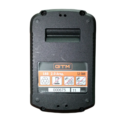 Аккумулятор Li-Ion GTM B18V/3Аh 18 В 3 А*ч для шуруповерта