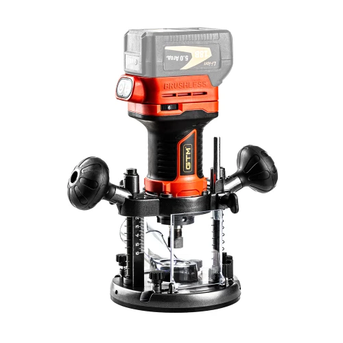 Фрезер аккумуляторный бесщеточный GTM R18/55BL + АКБ и ЗУ (R18/55BL_KIT)